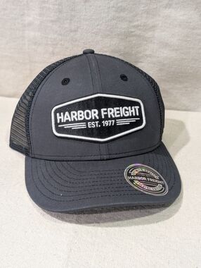 Special Edition Harbor Freight Trucker Hat Charcoal Gray Snapback Cap  NEW W/TAG